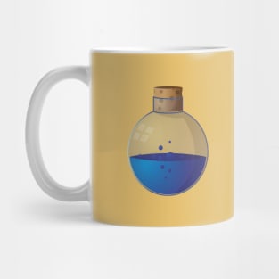 Glass Bottle Cartoon Style Mug